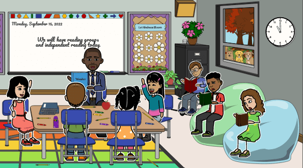 Classroom Picture Scene for Speech Therapy