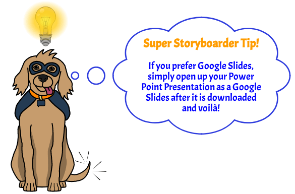 super storyboarder tip how to make into google slides