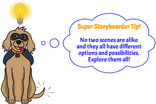 super storyboarder tip scenes