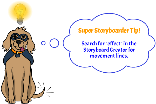 Super Storyboarder Tip Search Effects