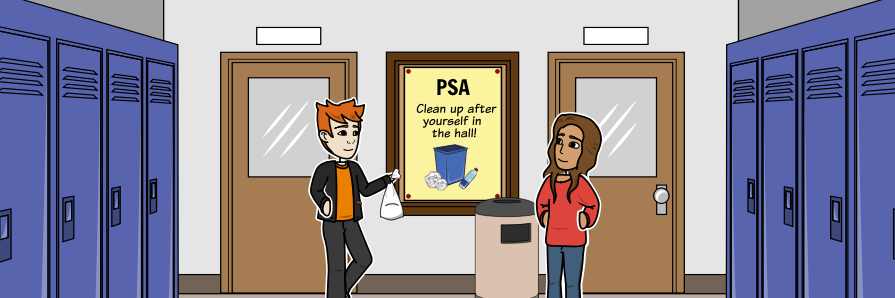 She has an announcement to make (animation)