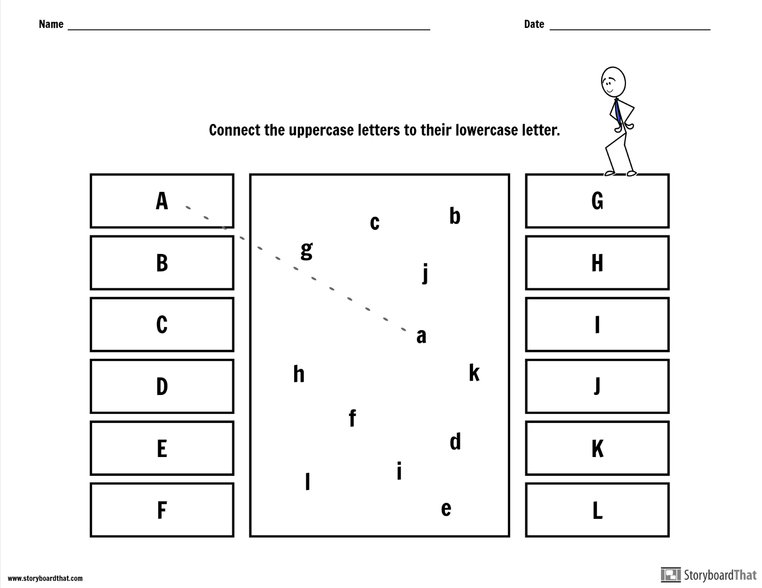 Exempel på Bokstavsmatchning