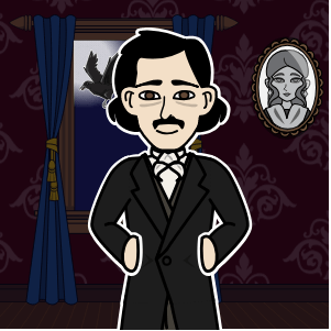 Edgar Allan Poe Portretas