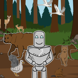 Metsik Robot Peter Browni Tegevused