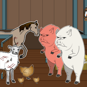 Animal Farm Summary Plot Diagram Storyboard by rebeccaray