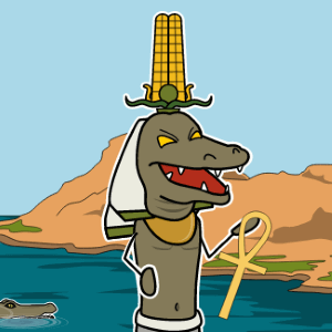Sobek from Egyptian Mythology