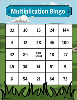 Bingo Worksheet Example
