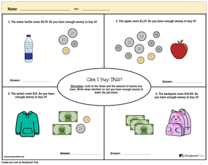 Money Worksheets