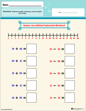 number-lines-example