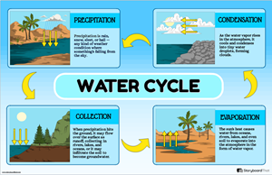 Posters van de Watercyclus