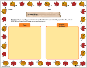 Fact vs Opinion Worksheet Templates | Fact and Opinion