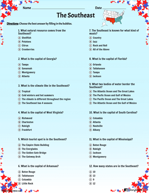 Multiple Choice Templates | Multiple Choice Worksheets