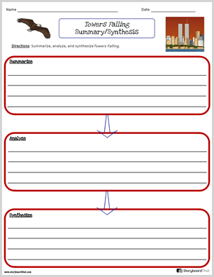 Summary Synthesis Worksheet | Summary Templates