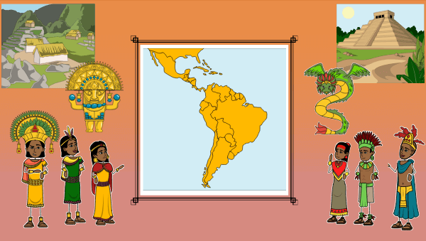 Inka-, Maya- og Aztekerriket