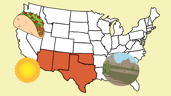 Sydvestlige Region i USA
