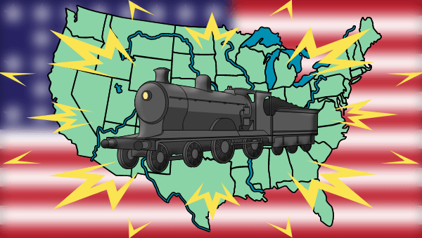 Il Piano di Lezione Della Ferrovia Transcontinentale
