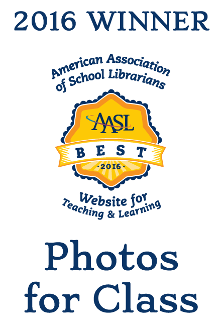 American Association of School Librarians Award for Photos for Class