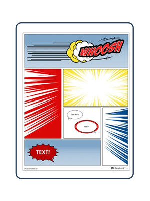Example of Template of Creating a comic with Storyboard That