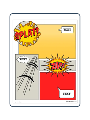 Example of Template of Creating a comic with Storyboard That