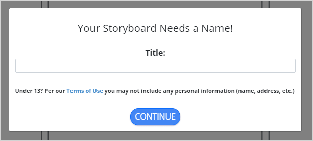 assignment 6 create a storyboard python