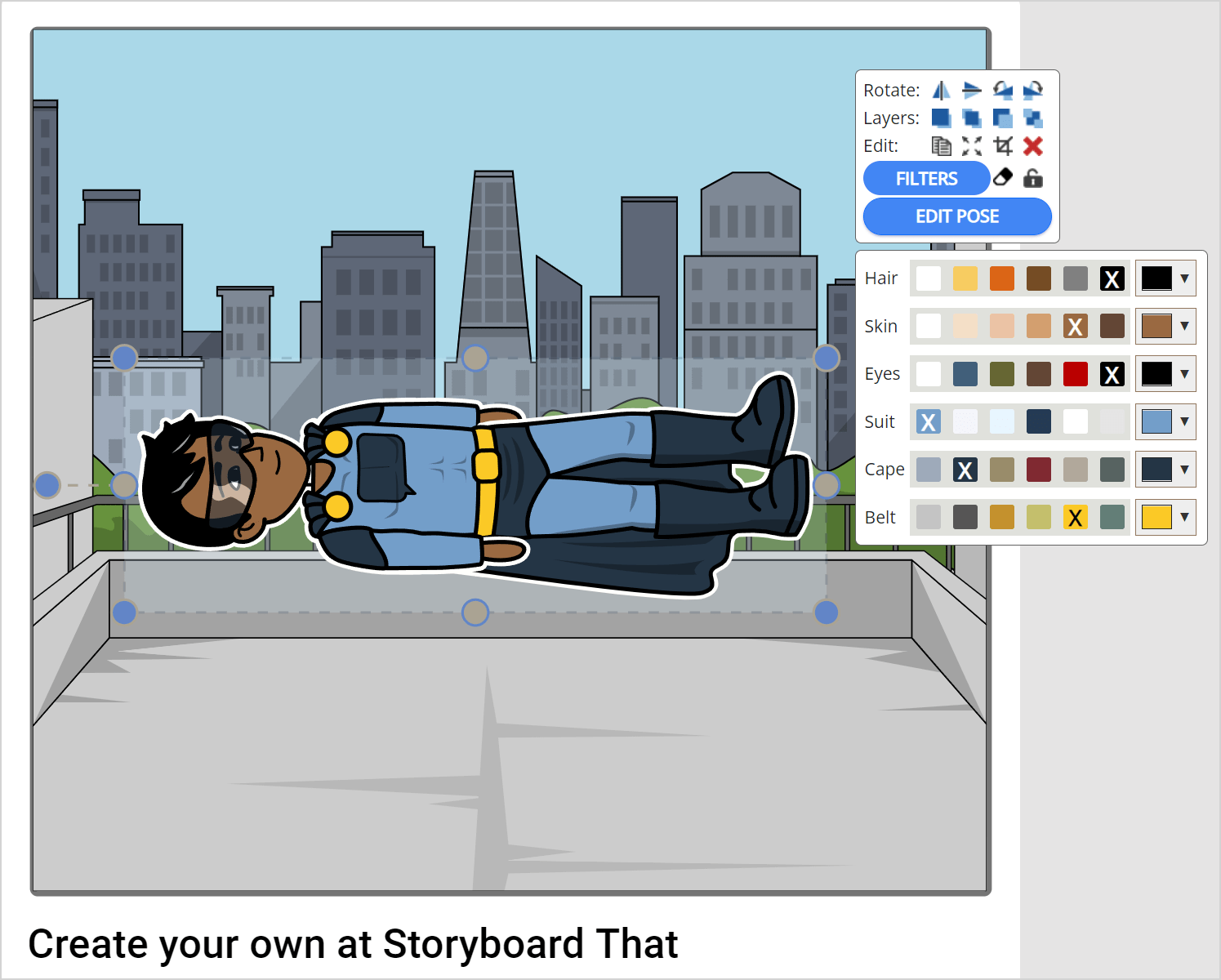 storyboard quick make an entire background red