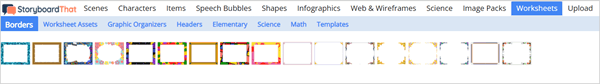 Borders in the Worksheet Category