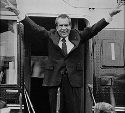 Ričarda Niksona prezidentūra — primāro avotu analīze: Niksona 1974. gada atkāpšanās runa