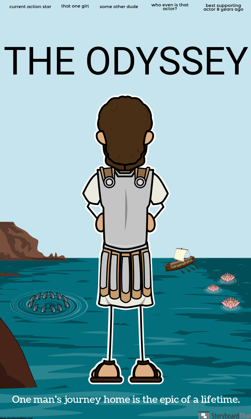 Das OdysseeEpos von Homer Activities Odysseus Heldenreise