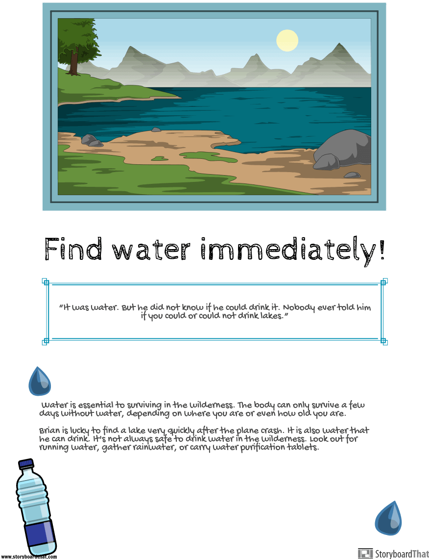 Hatchet Survival Book Project Hatchet af Gary Paulsen