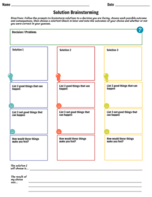 Decision Making Skills Activities Life Skills Making Decisions