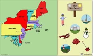 northeast resources natural storyboard region map regions