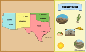 Southwest Region Activities U.S. Geography Lesson Plan