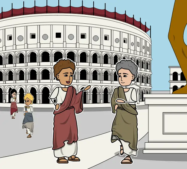 Ancient Rome Religion Images Cartoon Ancient Roman Illustrations