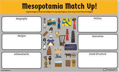 Forntida Mesopotamien Match Up Discovery Quest