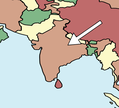Vana-India Geograafia