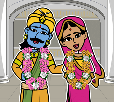 Hindujska Folklora Rama in Sita