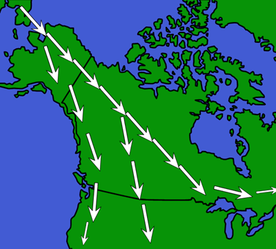 Хронология на Ранната Канадска История