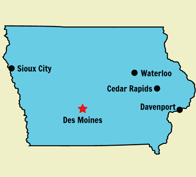 Sprievodca Štátom Iowa - Zábavné Fakty