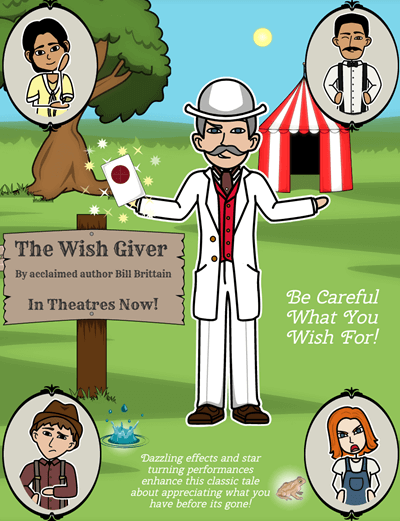 ملصق فيلم The Wish Giver بواسطة Bill Brittain Movie Poster
