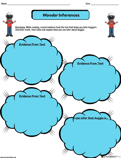 Making Inferences for Wonder by R. J. Palacio
