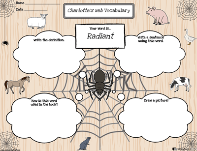 Charlotte's Web Vocabulary Activity | E.B. White
