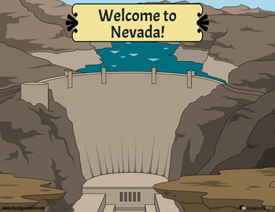Nevada Landmark Postkortaktivitet