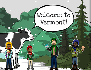 Historien om Vermonts Tidslinje