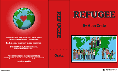 Projet de Jaquette de Livre de Réfugiés