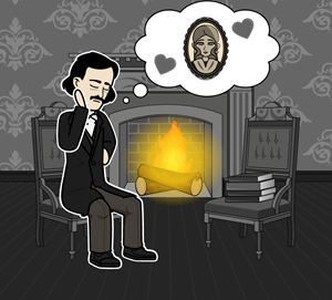 edgar allan poe the raven cartoon