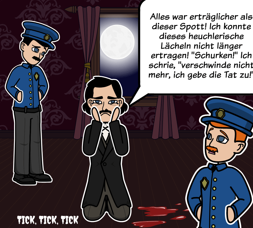 Das Verraterische Herz Von Edgar Allan Poe Die Verraterische Herzgeschichte