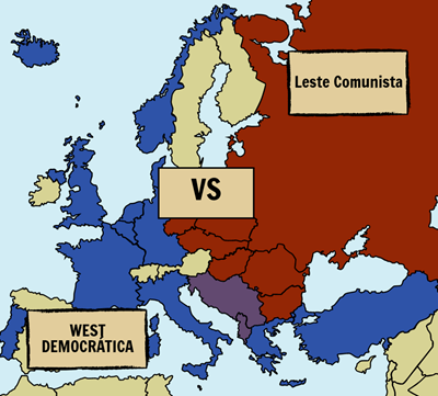 A Guerra Fria - Economias Capitalismo vs. Comunismo
