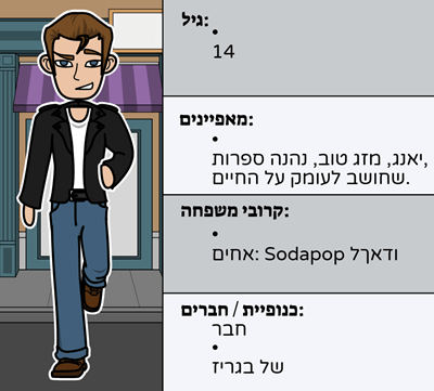 The Outsiders מאת SE Hinton Characters
