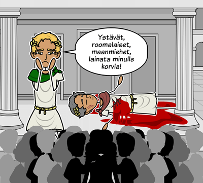 Julius Caesar Viiden Näytöksen Rakenne
