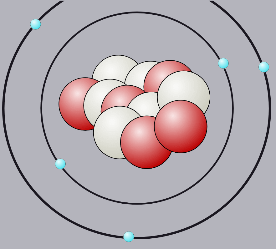 Модель атома движущаяся